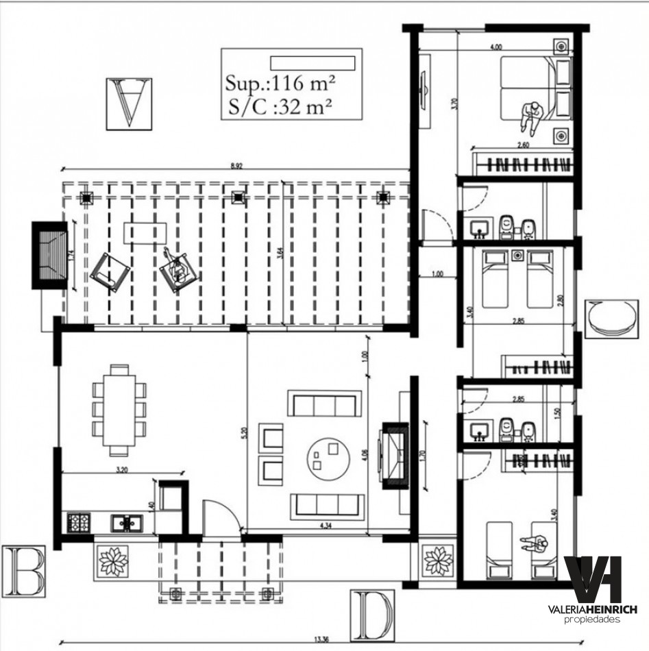 Casa en venta estilo campo costa esmeralda deportiva